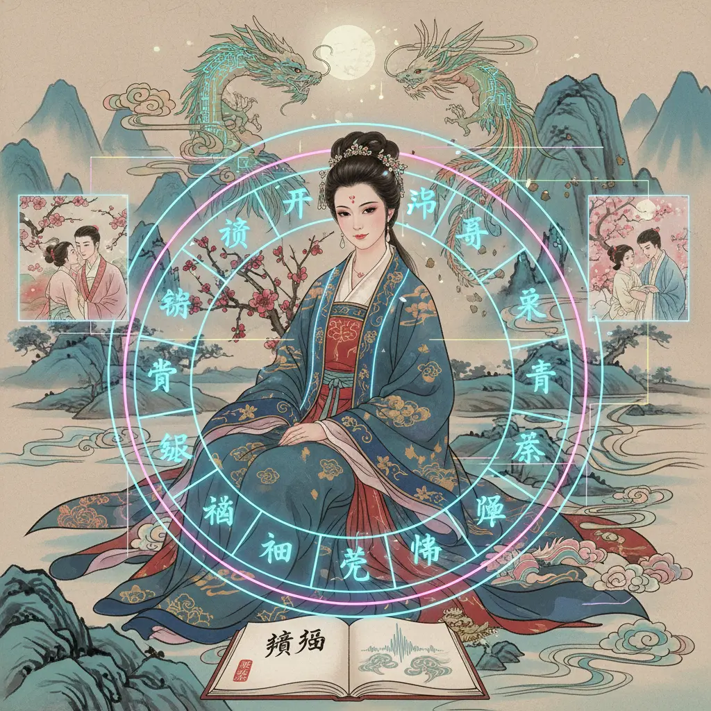 算八字命盤 - 瓊瑤