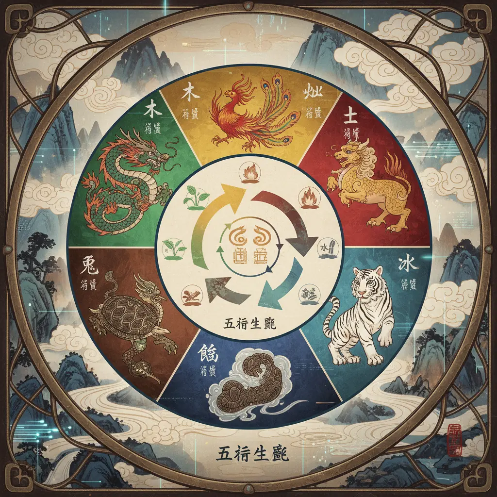五行生剋 - 五行名號