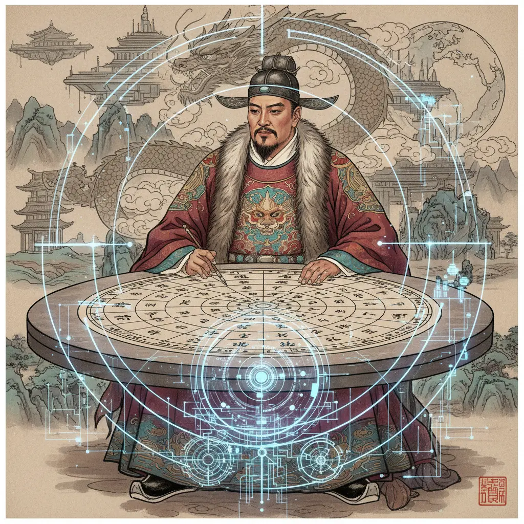 算八字命盤 - 忽必烈