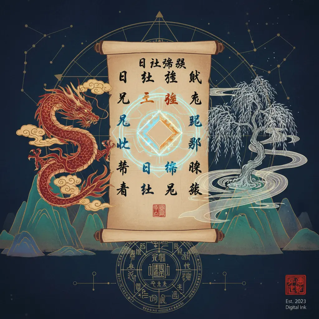 八字盤 - 日主強弱