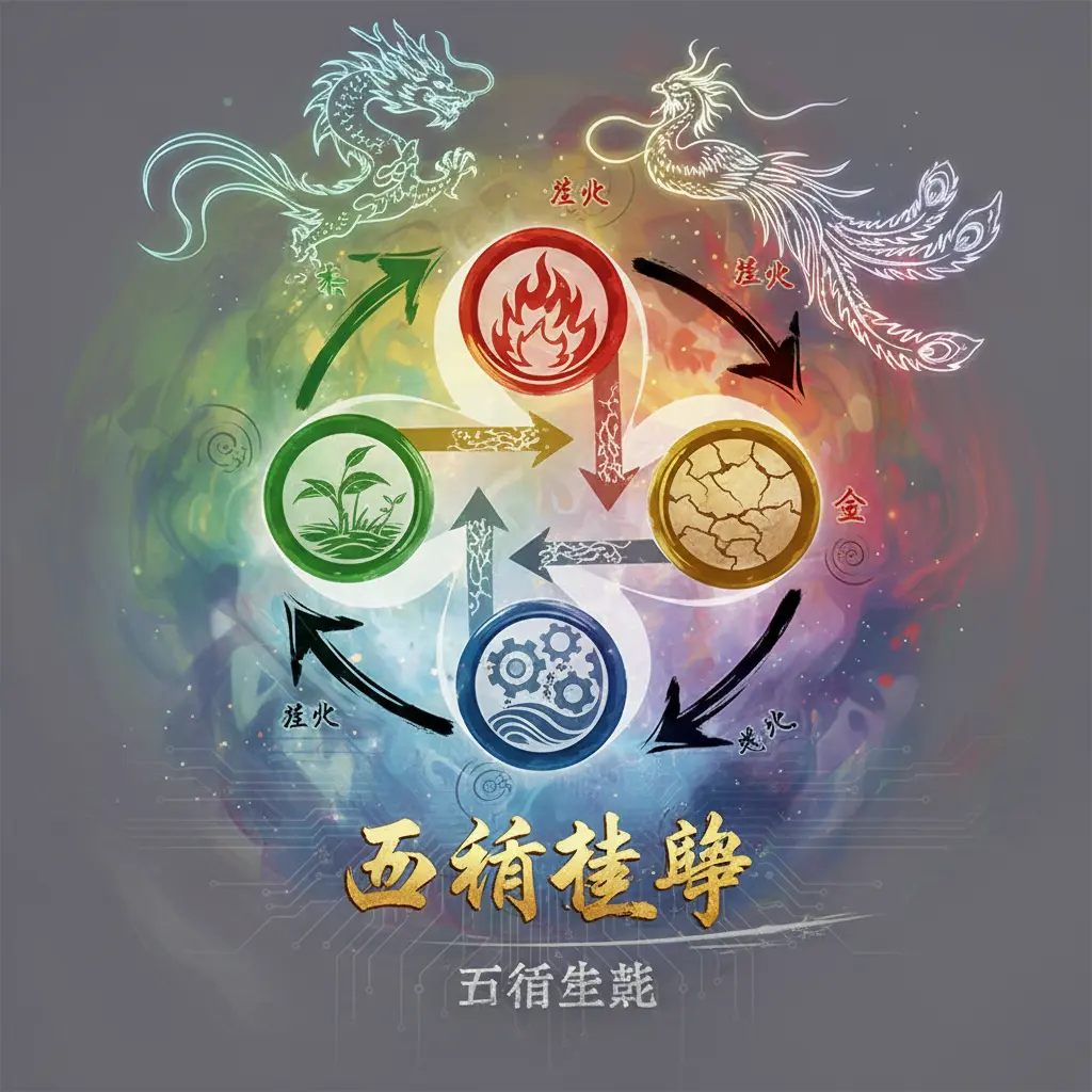五行生剋 - 五行哲學