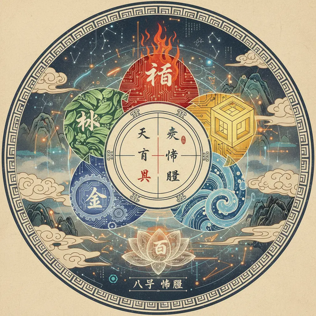 八字 命盤 - 五行