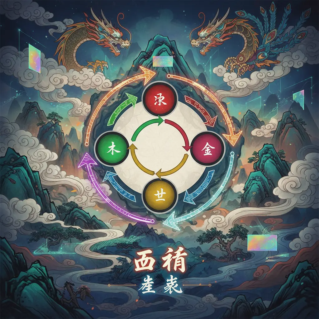 五行生剋 - 五行生剋