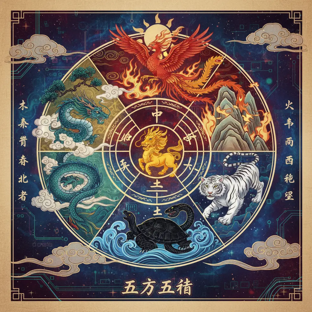 五行 - 五方