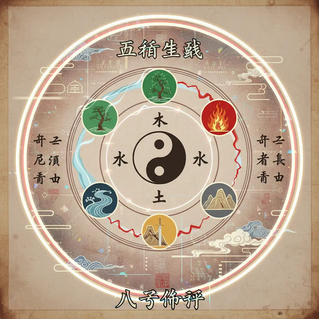 八字命評 - 五行生剋