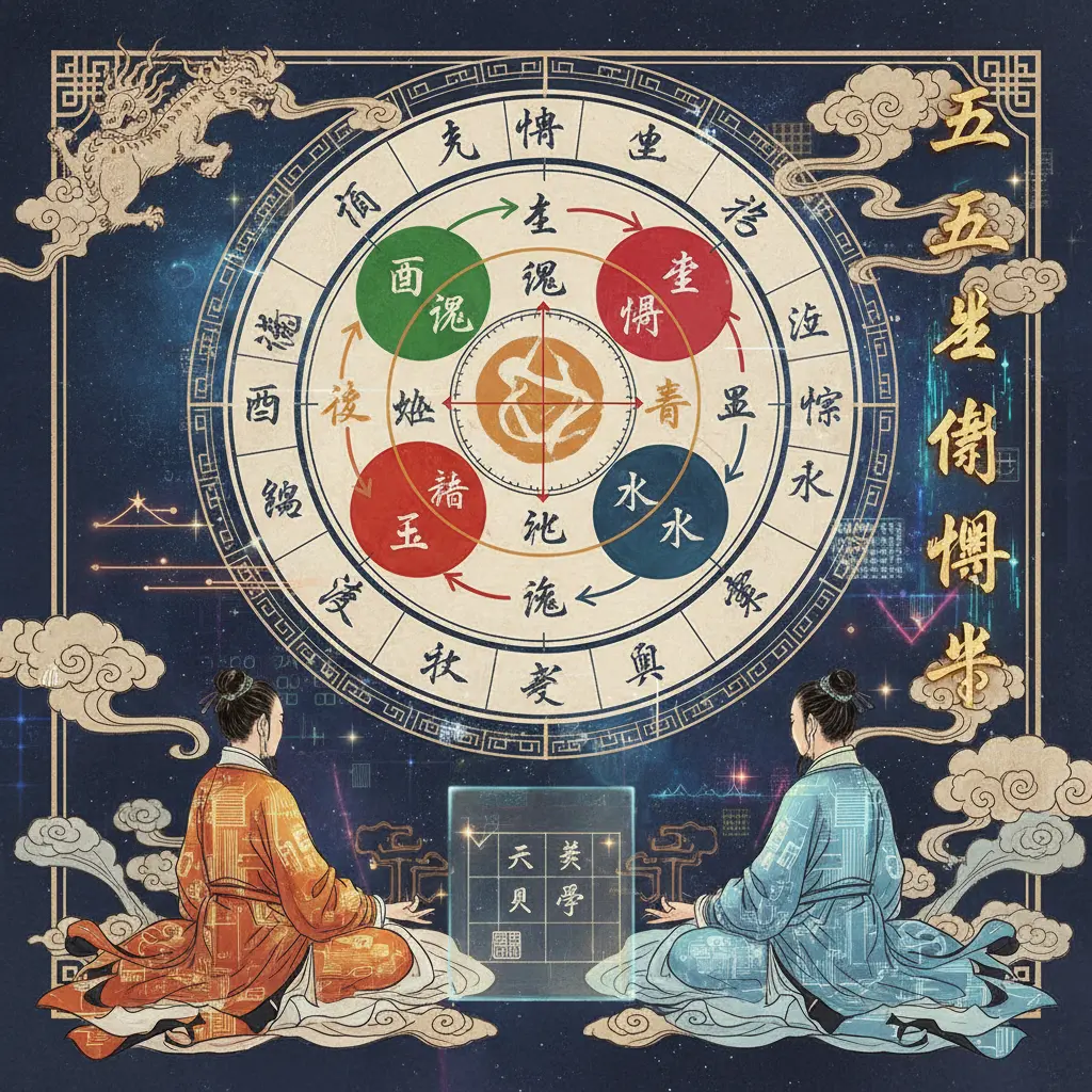 命盤八字 - 五行生剋