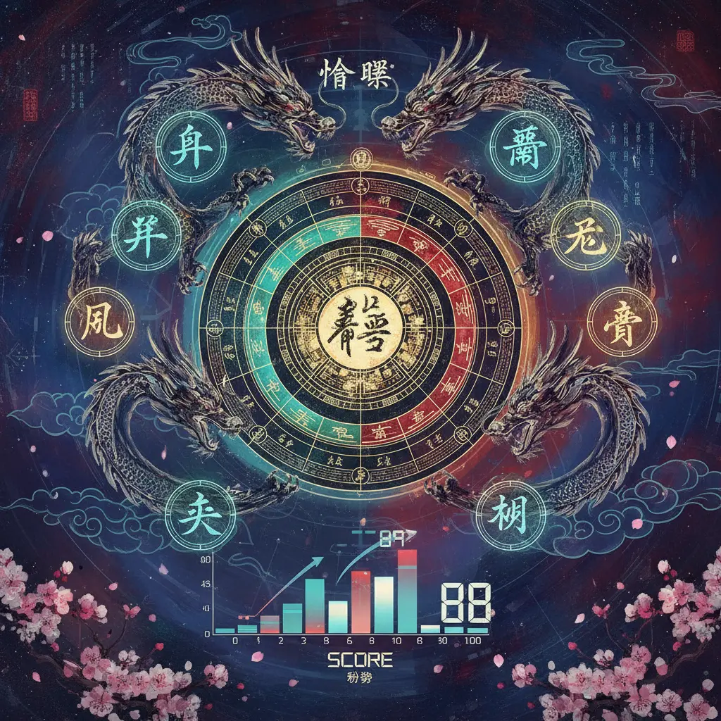 八字分數 - 命盤