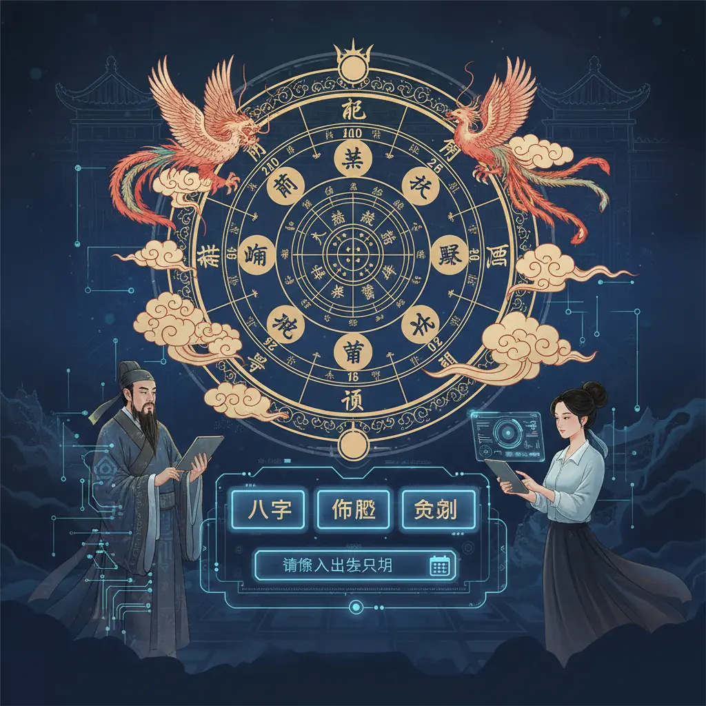 八字命宮查詢 - 命盤